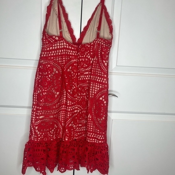 New Charlotte Russe Lace Mini Dress small - Picture 3 of 5
